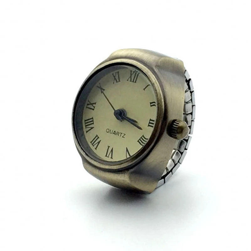 Minimalist Fashion Punk Watch Rings Versatile Small.