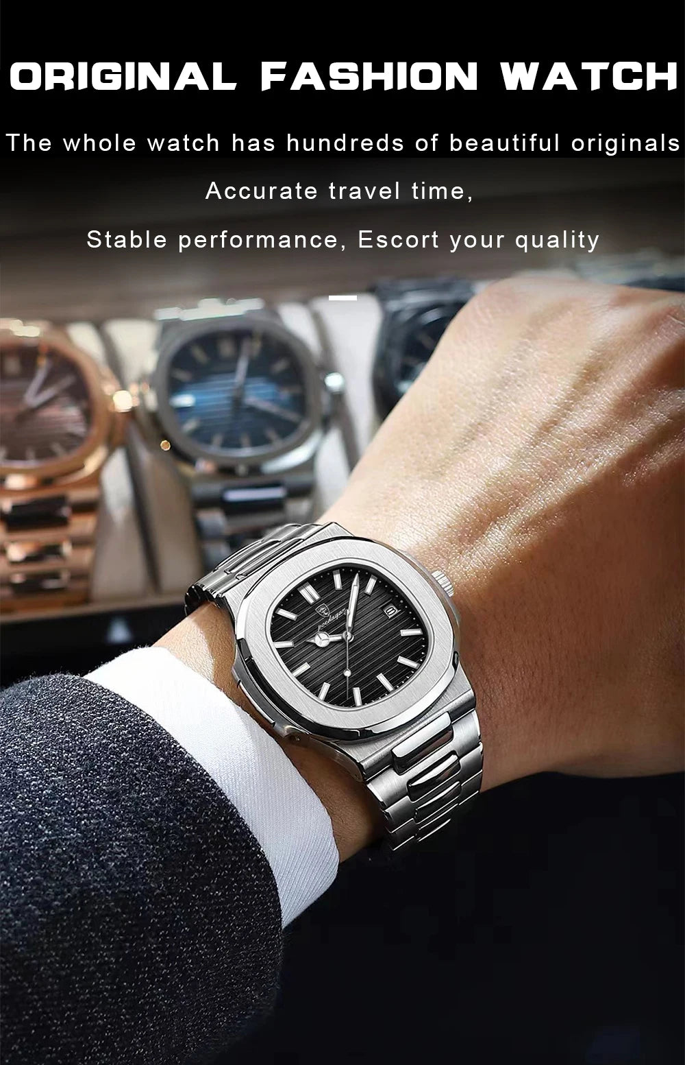 Nautilus by POEDAGAR Luxury Watch For Man.