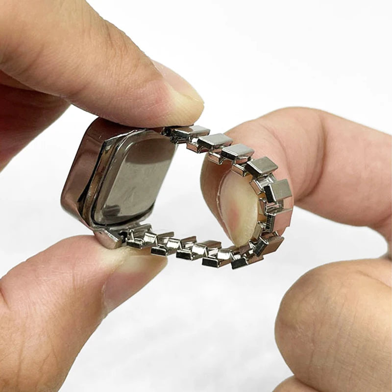 Minimalist Fashion Punk Watch Rings Versatile Small.