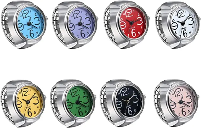 Minimalist Fashion Punk Watch Rings Versatile Small.