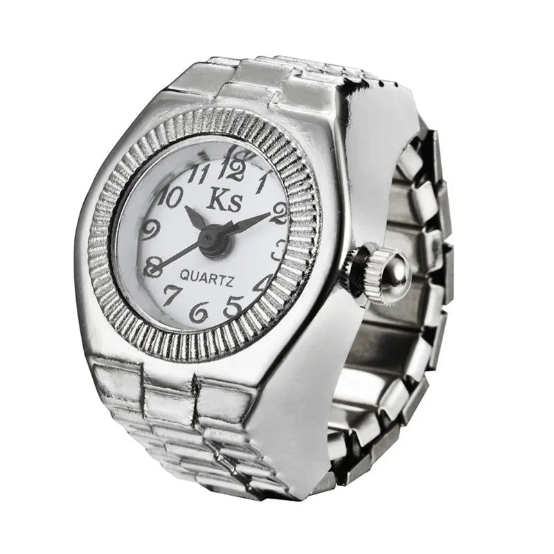 Minimalist Fashion Punk Watch Rings Versatile Small.