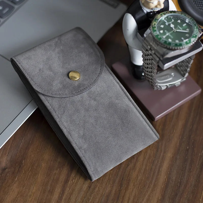 Embers Watch Bag Green Blue Black Flannelette