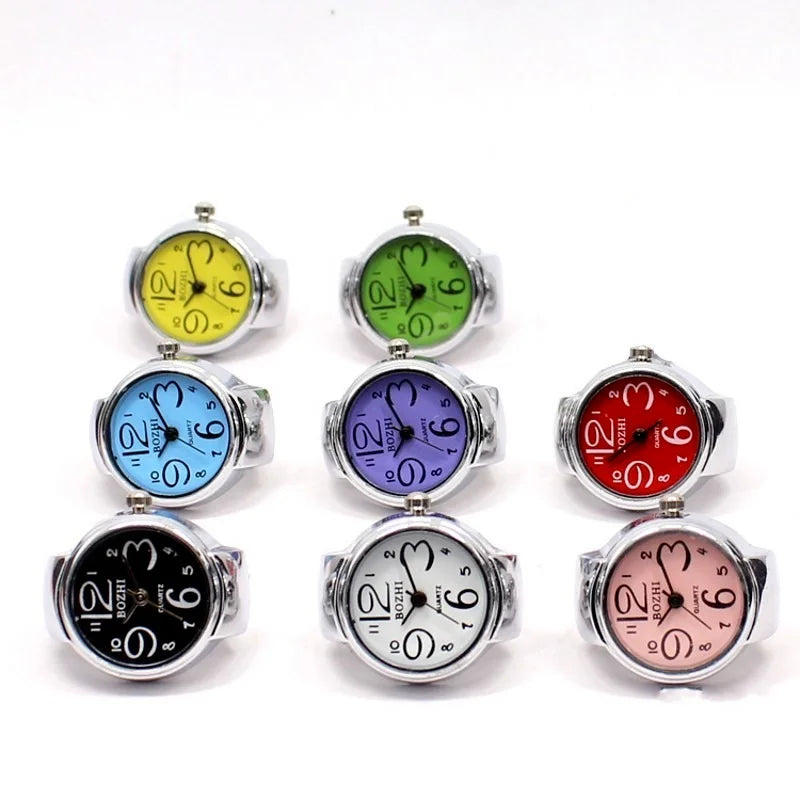 Minimalist Fashion Punk Watch Rings Versatile Small.