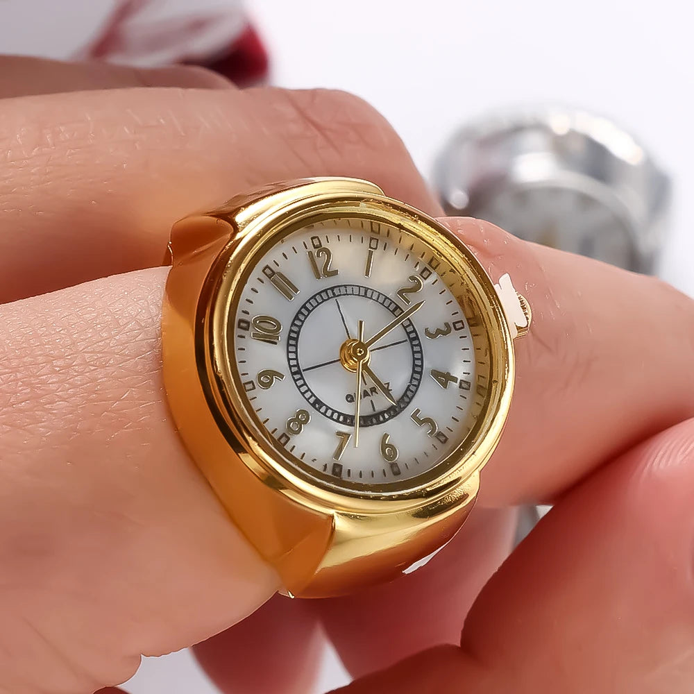 Minimalist Fashion Punk Watch Rings Versatile Small.