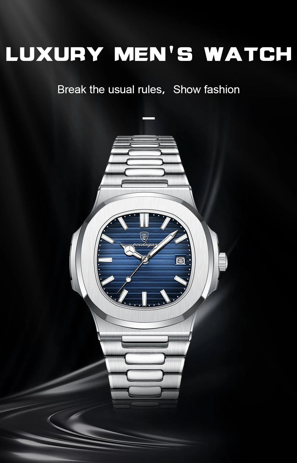 Nautilus by POEDAGAR Luxury Watch For Man.