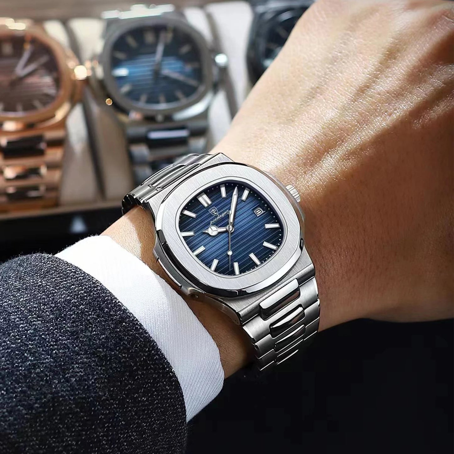 Nautilus by POEDAGAR Luxury Watch For Man.