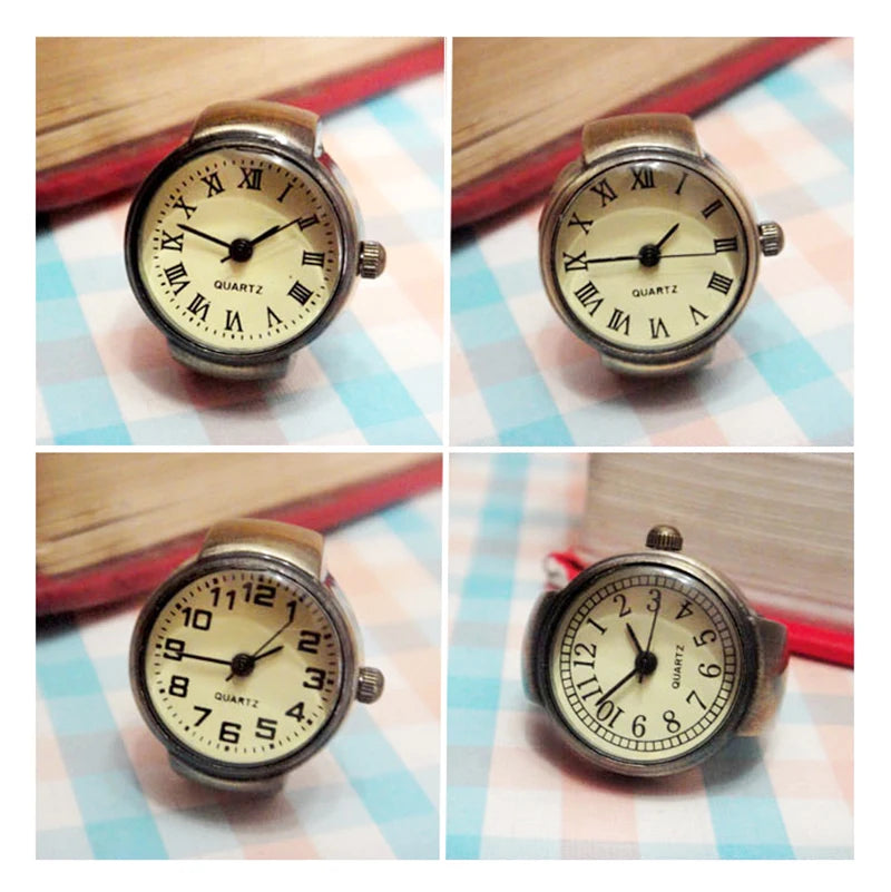 Minimalist Fashion Punk Watch Rings Versatile Small.
