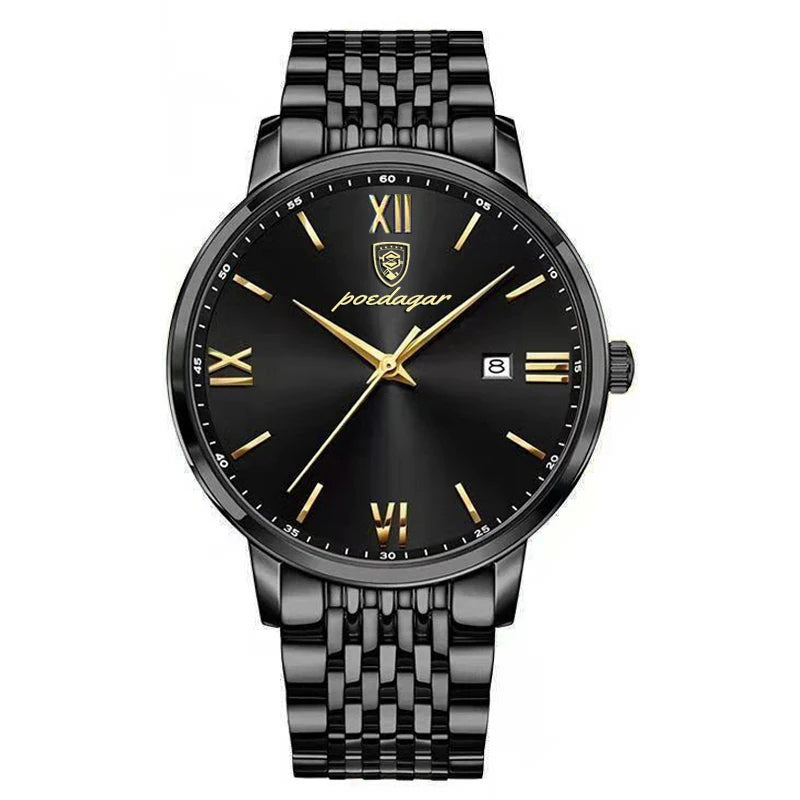 POEDAGAR PO-826 Men's Luxury Stainless Steel Sport Watch.