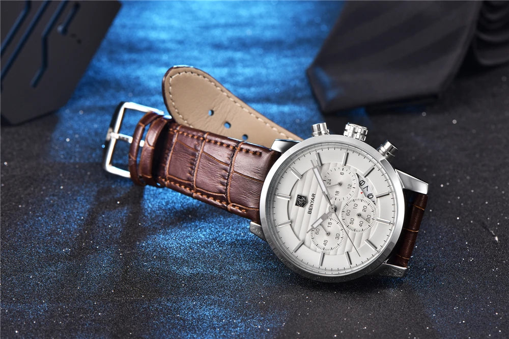 BENYAR Men's watches business fashion men watch for male top luxury brand wristwatch mens sport chronograph reloj hombre 2023