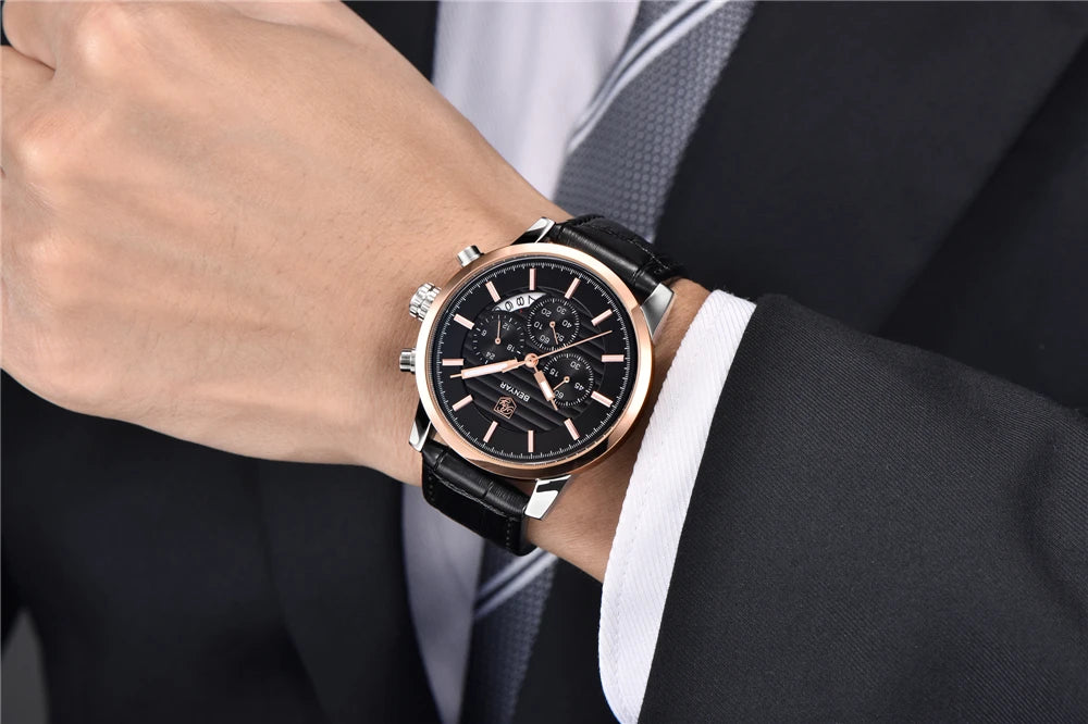 BENYAR Men's watches business fashion men watch for male top luxury brand wristwatch mens sport chronograph reloj hombre 2023