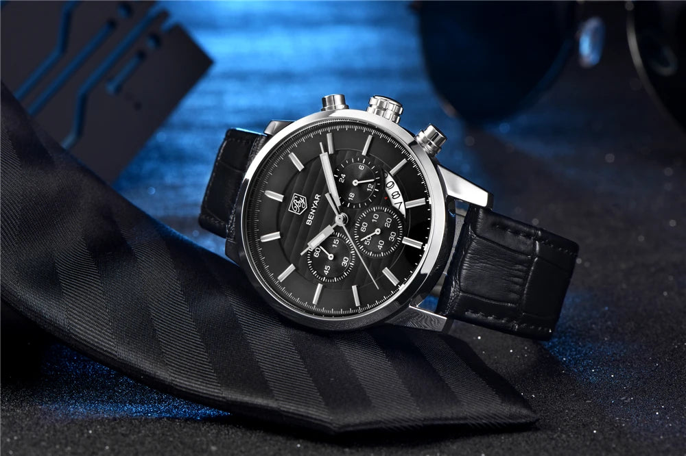 BENYAR Men's watches business fashion men watch for male top luxury brand wristwatch mens sport chronograph reloj hombre 2023