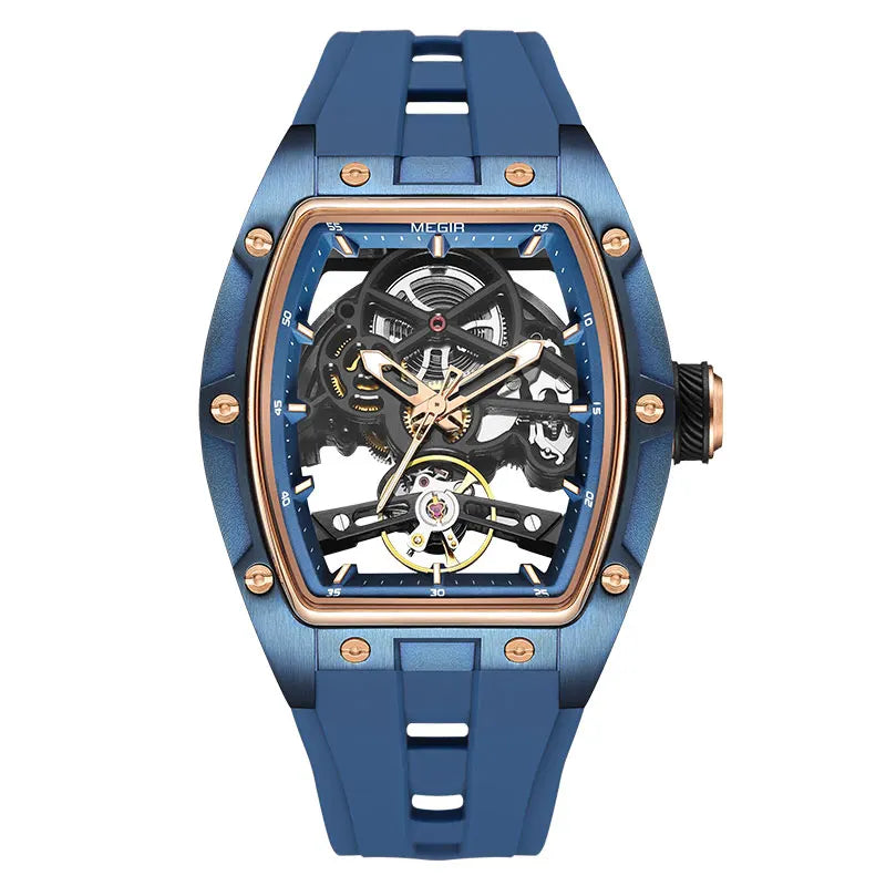 MEGIR MN2242GBK-1 – Skeleton Automatic Mechanical Wristwatch