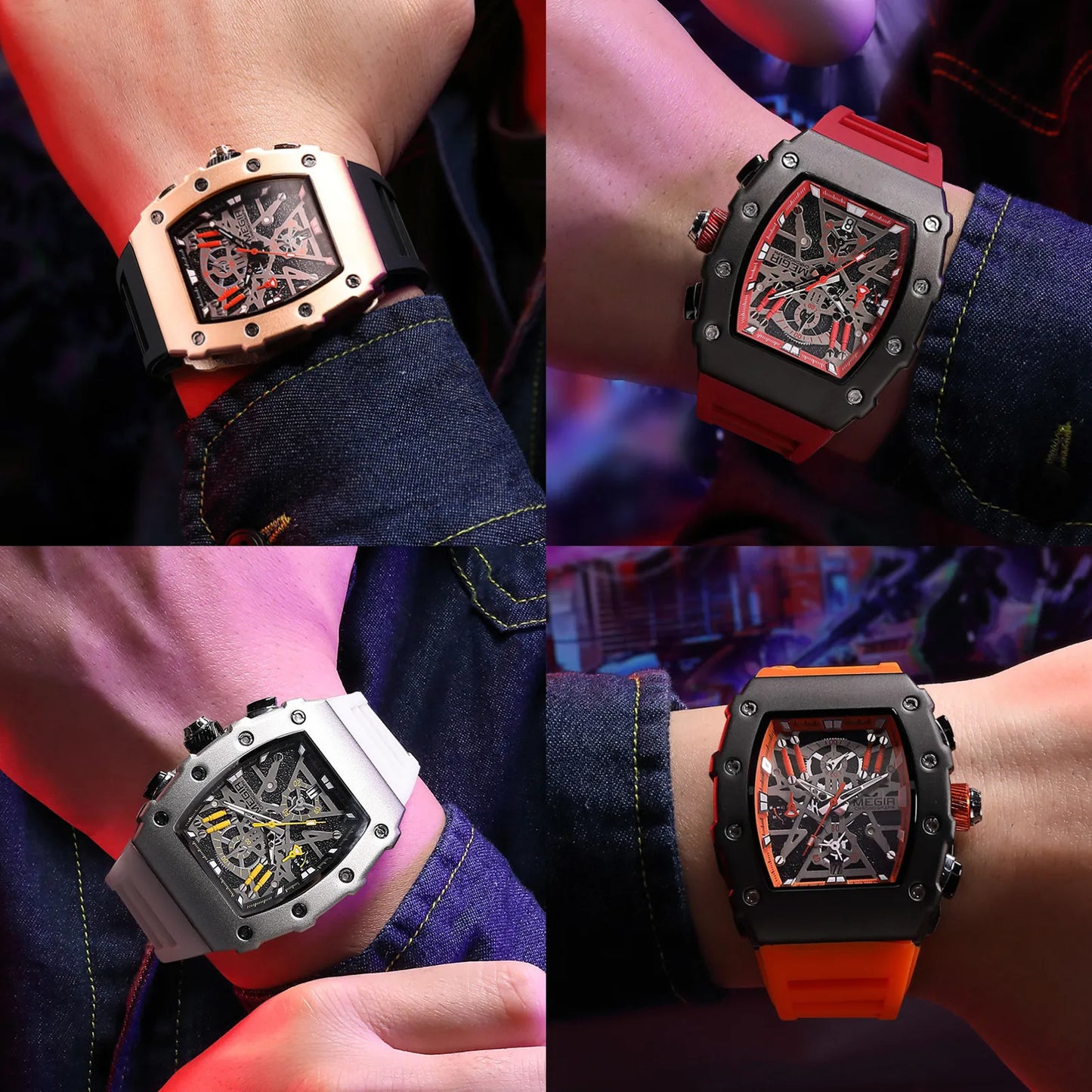 MEGIR 2218 – Sporty Analog-Digital Quartz Wristwatch