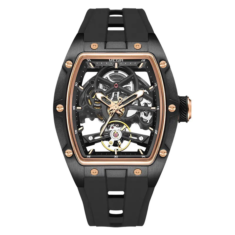 MEGIR MN2242GBK-1 – Skeleton Automatic Mechanical Wristwatch