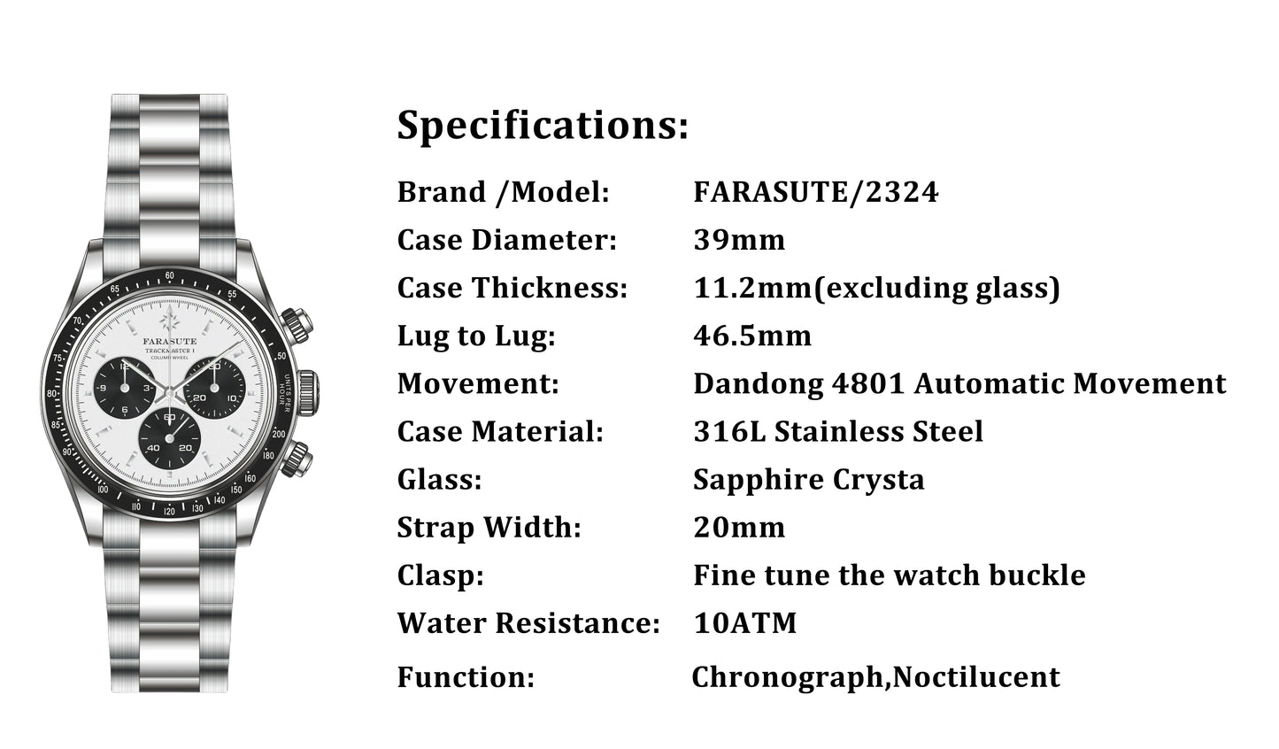 Farasute 2324 – Luxury Automatic Mechanical Wristwatch