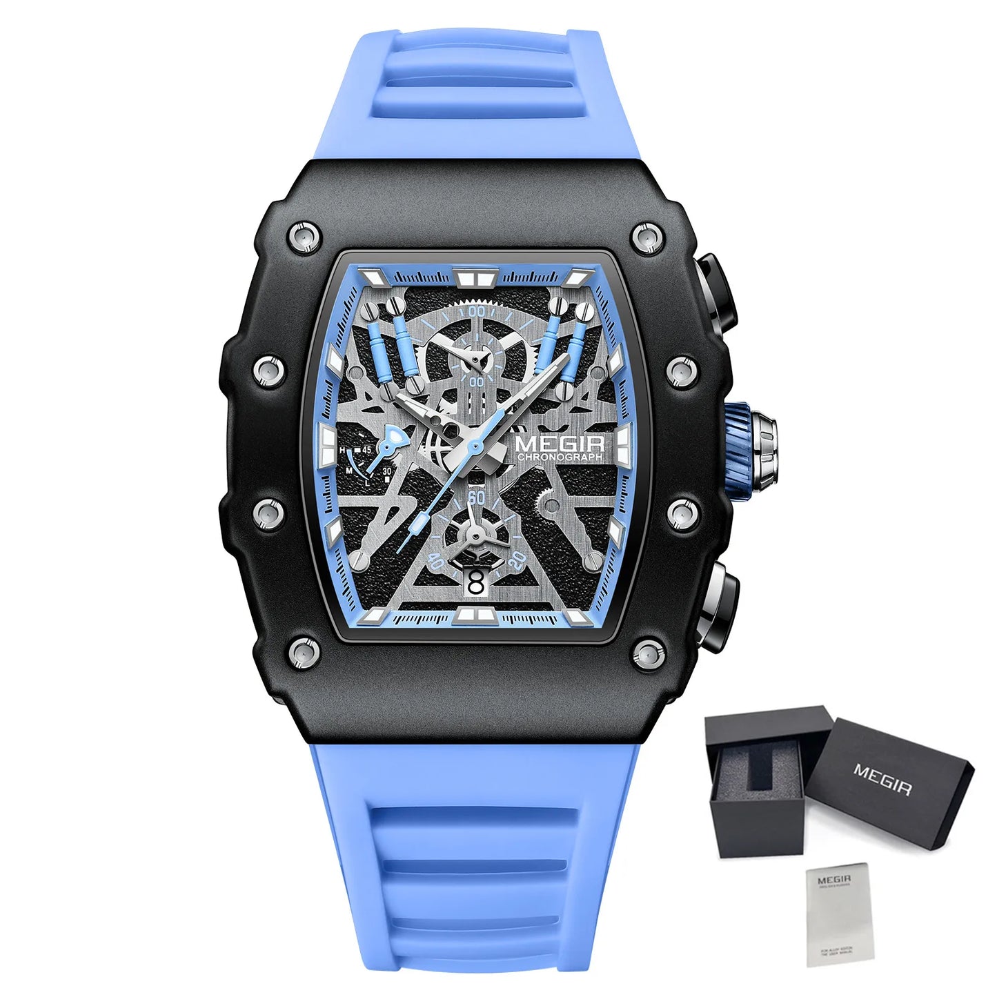 MEGIR 2218 – Sporty Analog-Digital Quartz Wristwatch