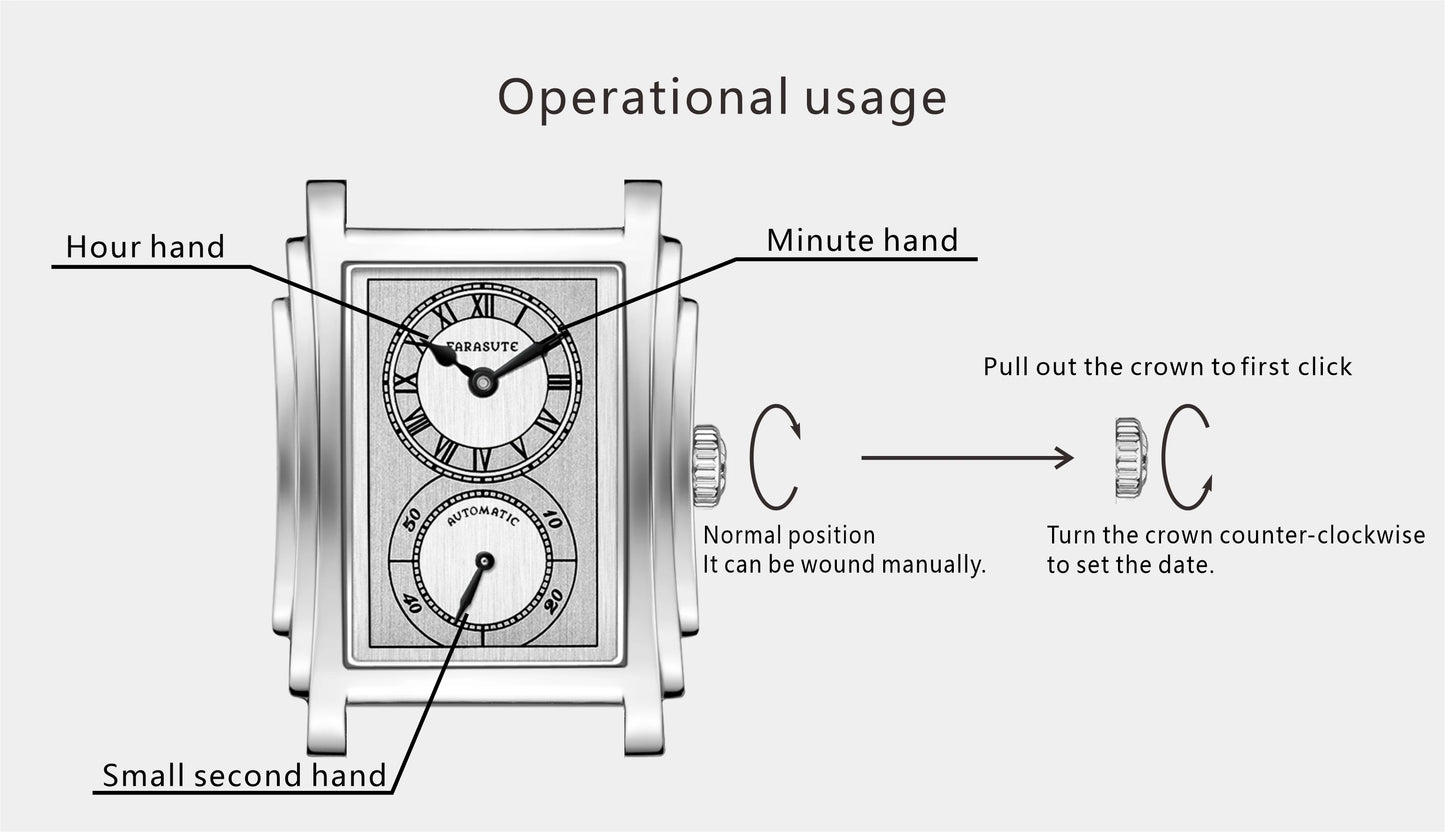 FARASUTE 2241 – Classic Automatic Mechanical Watch