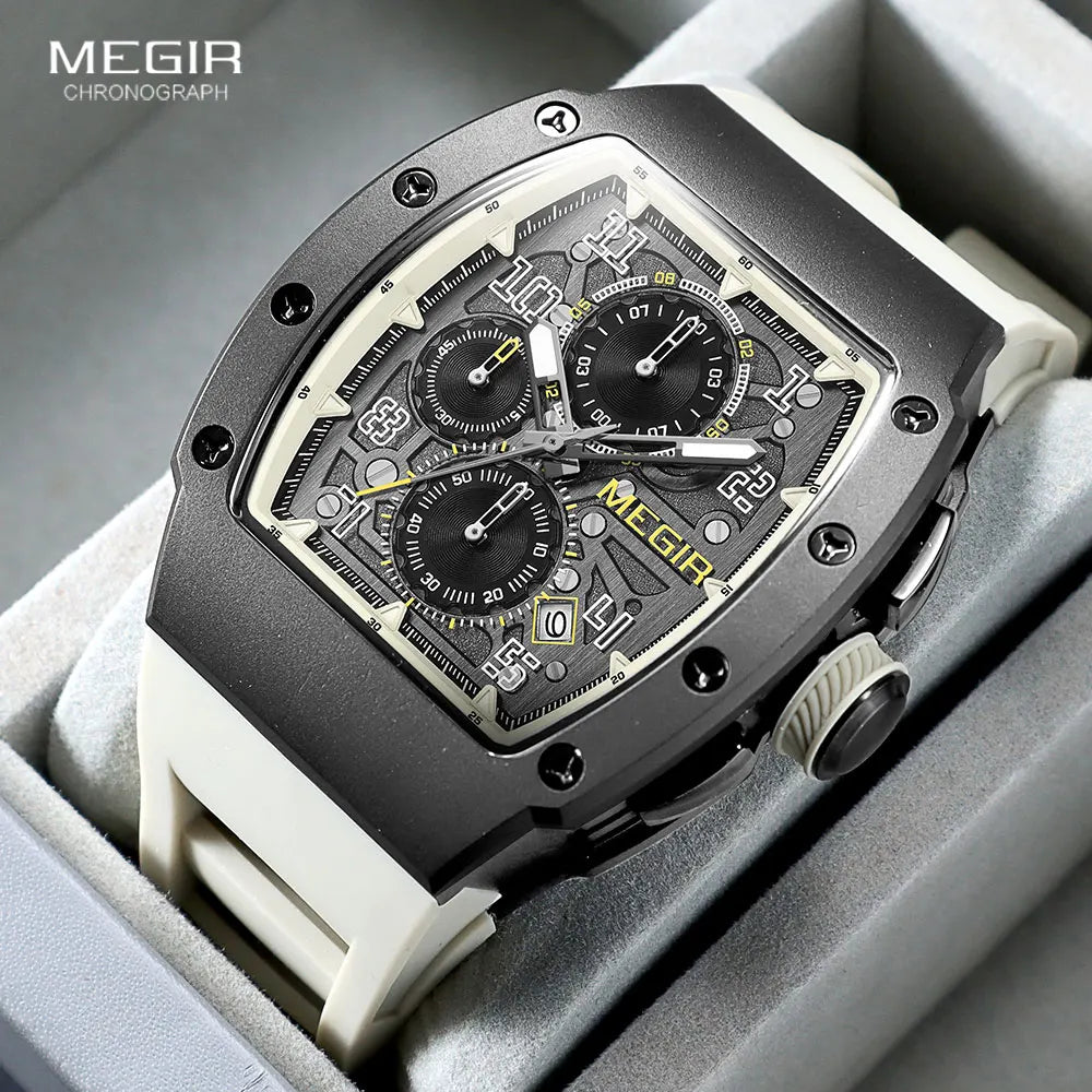 MEGIR MN8411G-BKGR-1N13 – Men's Sport Quartz Watch