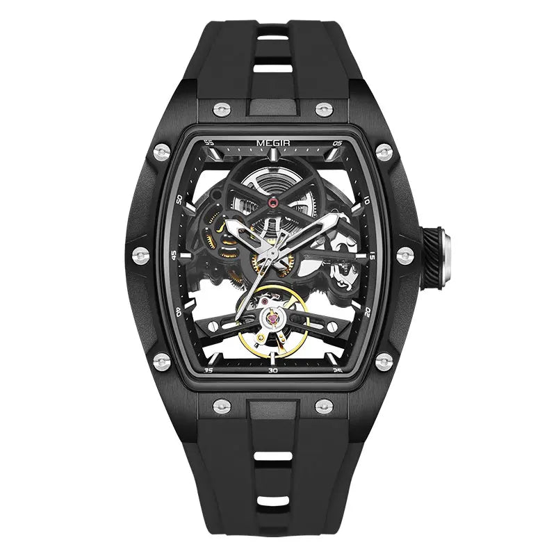 MEGIR MN2242GBK-1 – Skeleton Automatic Mechanical Wristwatch