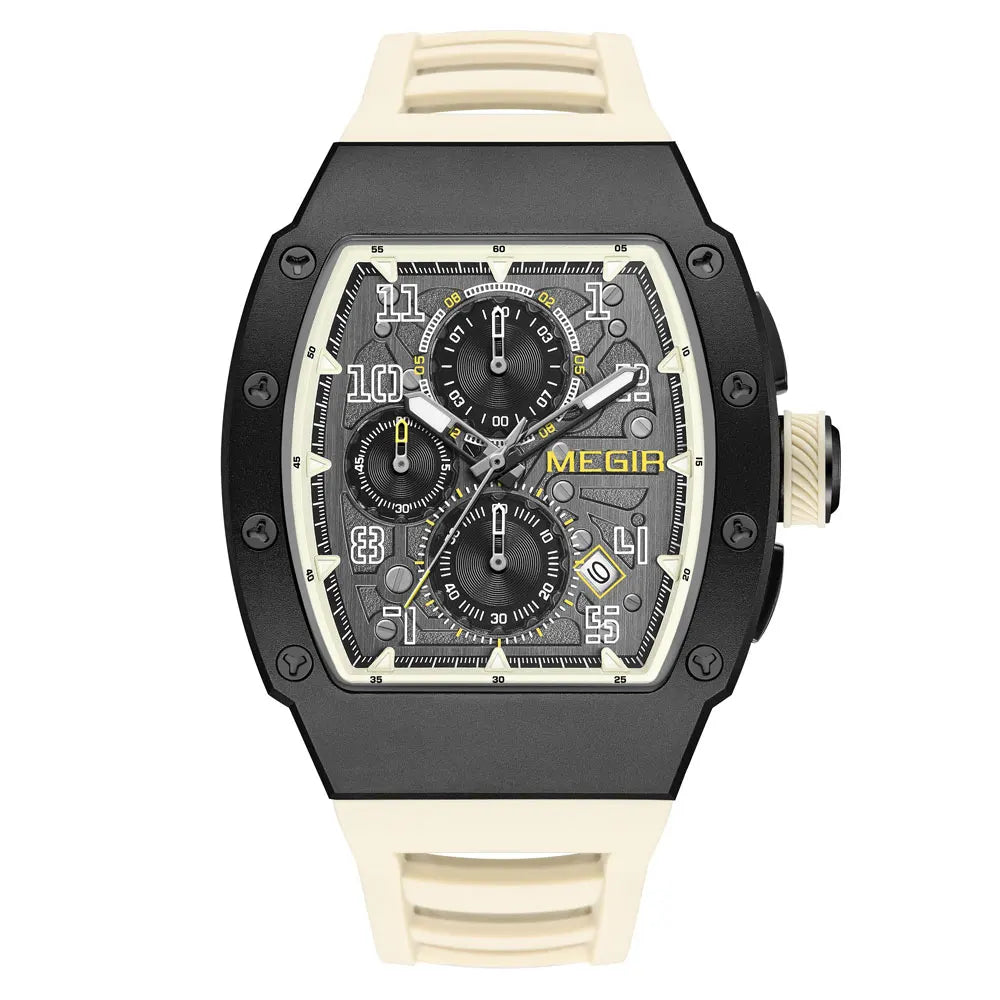 MEGIR-8411Chronograph Quartz Watch for Men.