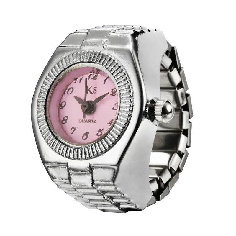 Minimalist Fashion Punk Watch Rings Versatile Small.