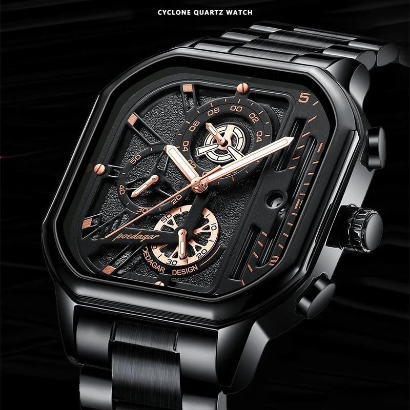 POEDAGAR PO-992 Sports Chronograph Watch.