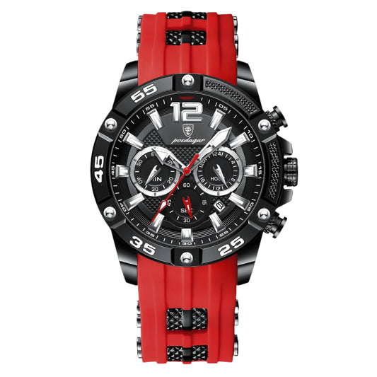 POEDAGAR PO-912 Men's Luxury Waterproof Chronograph Watch.