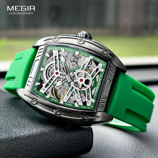 MEGIR MN8601G-BKGN-7N9 – Automatic Mechanical Wristwatch